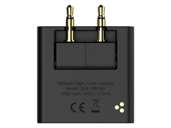InLine 99160I, Bluetooth, 3,5 mm, A2DP, AVRCP, HFP, HSP, aptX HD, aptX LL, SBC, AAC, 20 m, Sort