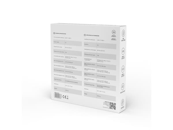 SAVIO AK-59 Ekstern slank CD/DVD-optager R/RW - USB-C/USB-A, lajittelu