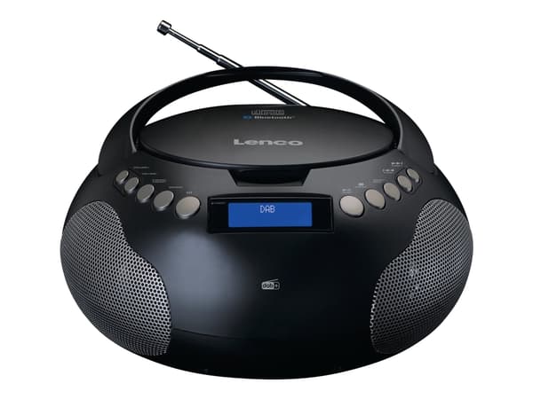 Lenco SCD-341BK, 1 kg, Musta, Kannettava CD-soitin