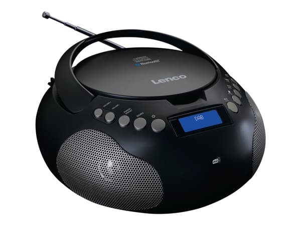 Lenco SCD-341BK, 1 kg, Musta, Kannettava CD-soitin