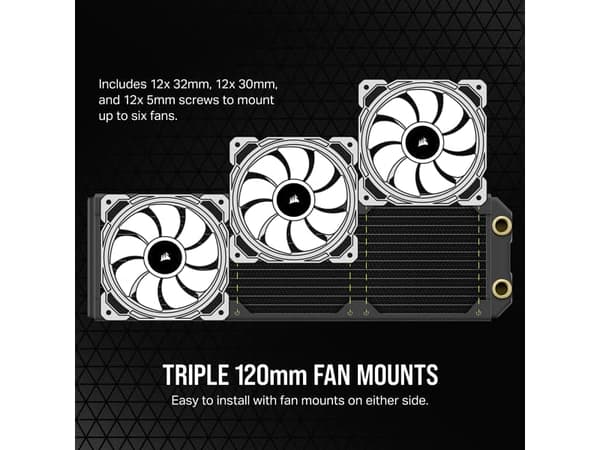 CORSAIR Hydro X Series XR5 360 Neo - Radiator för vätskebaserat kylsystem - svart
