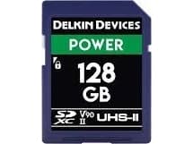 Delkin Cinema SD SDXC UHS-II 128 GB minnekort