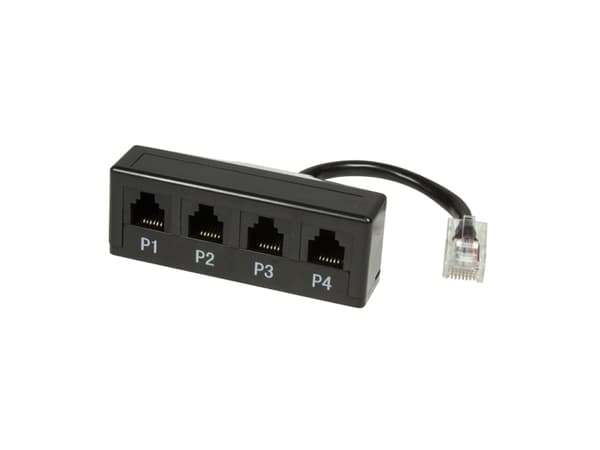 LogiLink 0.1m RJ45/4xRJ11, 175 mm, 1 stykker