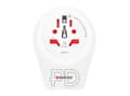 Miniatyrbilde 1 av 2: Skross 1.500292, Type B, Universell, Type B, Type A, Type B, Type C, Type G (UK), Type I (AU), Type J (CH), Type L (IT), Type N (BR), 100 - 250 V, 50