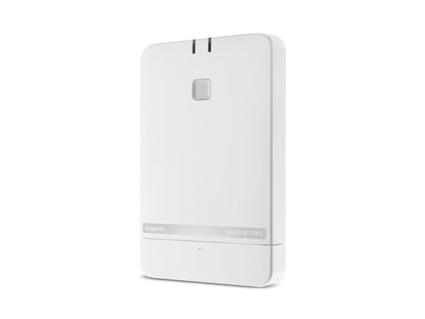 Gigaset N610 IP PRO - Trådløs telefonbasestasjon / VoIP telefonbasestasjon - IP-DECT\GAP\pnCAP - treveis anropskapasitet - SIP, RTCP, RTP, SRTP, SDP