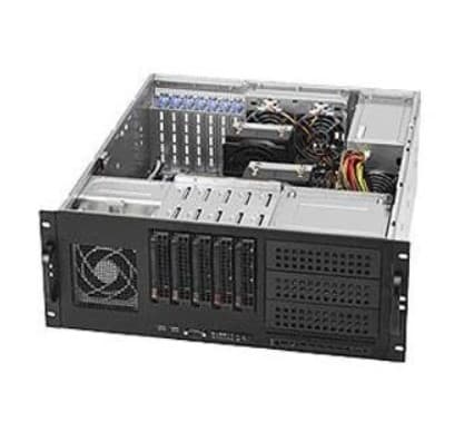 Supermicro CSE-842TQC-903B, Stativ, Server, Grå, ATX, EATX, Micro ATX, 3.5", 5 - 35 °C Grå