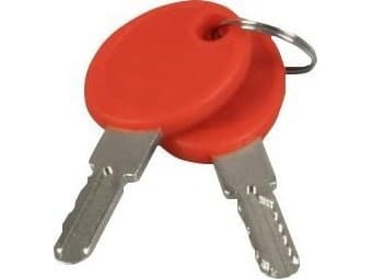PORT - Charging cabinet locker key (en pakke 2) - for P/N: 901950, 901951, 901954, 901955, 901956, 901965, 901969, 901973, 901974, 901975