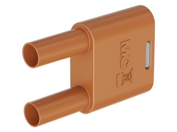 Stäubli SKS2-4N-19 Connector Orange Stiftdiameter: 4 mm Stiftavstånd: 19 mm 1 st