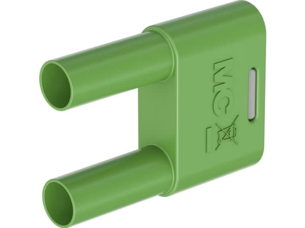 Stäubli SKS-4N-19 Connector Green Stiftdiameter: 4 mm Stiftavstånd: 19 mm 1 st