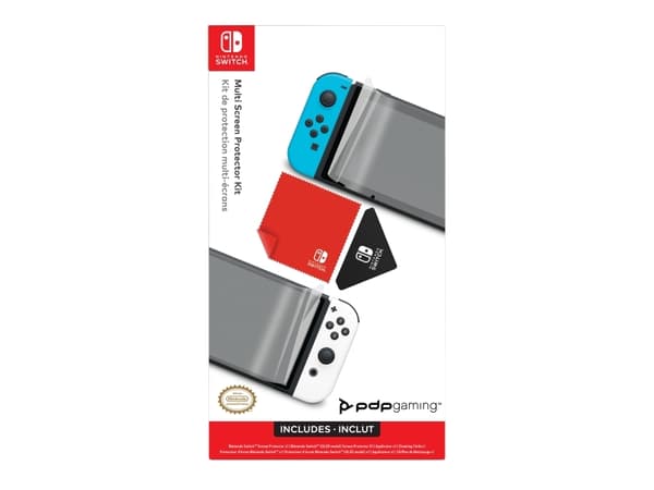 PDP 500-219-EU, Skärmskydd, Nintendo Switch, Transparent, Reptålig, Splitterskyddad, Genomskinligt skärmskydd, Nintendo