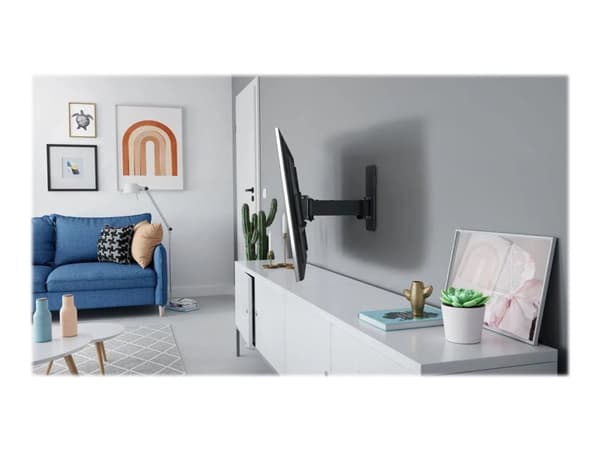 Vogel's QUICK Full-Motion TVM 1625 - Monteringssats (väggfäste, gränssnittsstapel, 2 gränssnittsremsor) - för LCD-display - stål - svart - skärmstorl