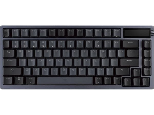 ASUS ROG Azoth - Tangentbord - 75 % med hot-swap - med OLED-display - backlit - trådlös - USB, 2.4 GHz, Bluetooth 5.1 - QWERTY - amerikansk - tangent