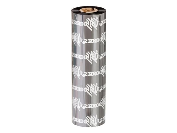 Zebra 2300 Wax - Sort - 54 mm x 74 m - print-bånd - tulostuspaperi