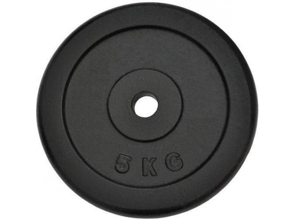Spartan Steel vikt 2x5 kg sort (S1220)