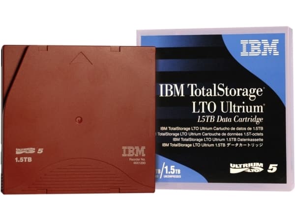 IBM 46X1290, Tyhjä datanauha, LTO, 1500 GB, 3000 GB, Ruskea, 10 - 45 °C