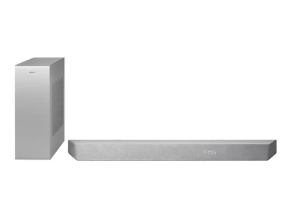 Philips TAB8507 - Lydplankesystem - for hjemmeteater - 3,1 kanaler - trådløs - Wi-Fi, Bluetooth - Appstyrt - 300 watt (Total) - sølv