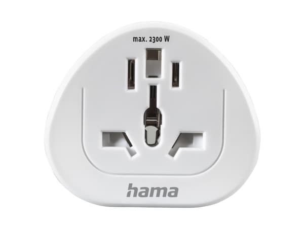 Hama 00223455, Universell, Rett, Rett, Type E (FR), Type F, Type A, Type B, Type G (UK), Type I (AU), Type J (CH), Type L (IT), 100 - 250 V