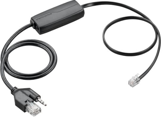 Poly APD-80 - Elektronisk krokomkopplingsadapter för headset - för CS 510, 520, 530, 540; Savi W710, W720, W730, W740, W745