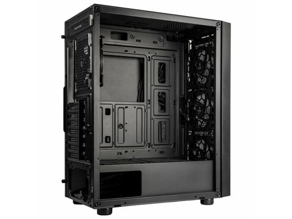Kolink Observatory Duo, Midi Tower, PC, musta, ATX, EATX, mikro-ATX, Mini-ITX, teräs, karkaistu lasi, peli
