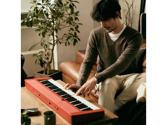 Casio CT-S1, Digital synthesizer, Rød, AC, Batteri, AA, 4,5 kg