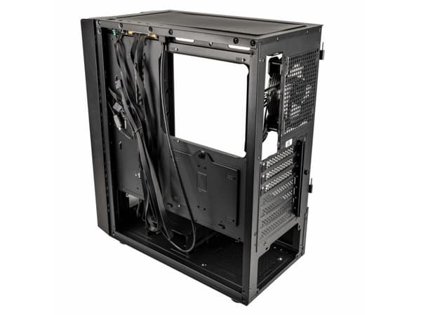 Kolink Inspire K12 ARGB, Midi Tower, PC, Musta, Läpinäkyvä, ATX, ITX, mikro ATX, Muovi, Terästä, Karkaistu lasi, Pelaaminen