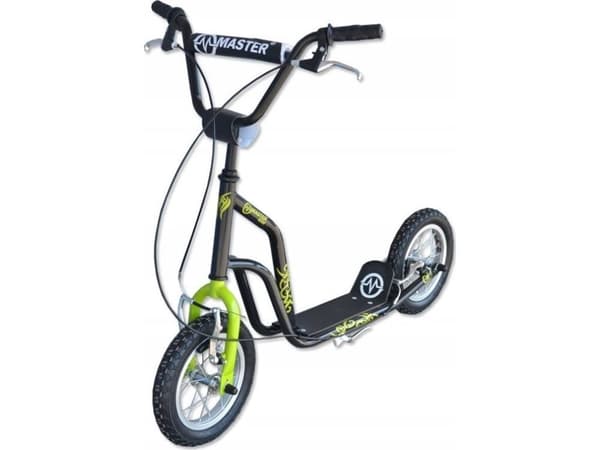 Hulajnoga Master Ride Black 12 Wielokolorowy (MAS-S010-blackgreen)