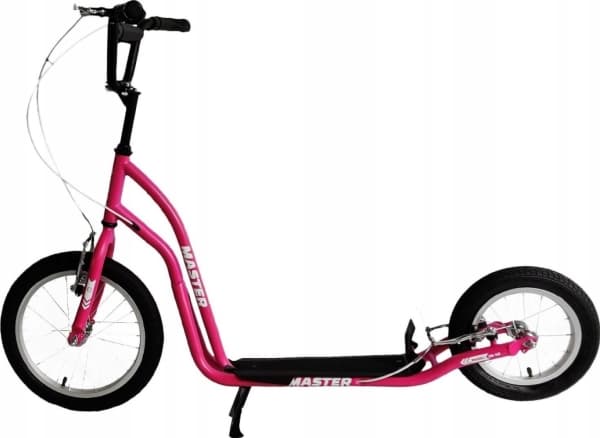 Master Scooter Scooter with Pumped Wheels MASTER Rebel Pink 16/12