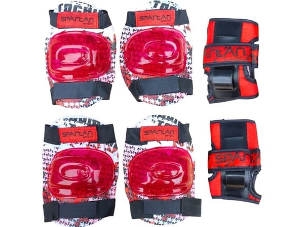 Spartansk seksdelt sett med Spartan L-beskyttere