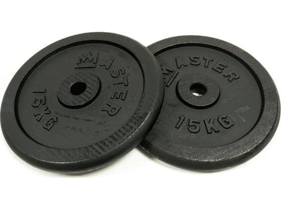 MASTER 15 kg x2 Gjutjärnsvikter
