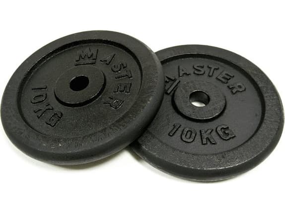 MASTER Gjutjärnsvikter 10 kg x2