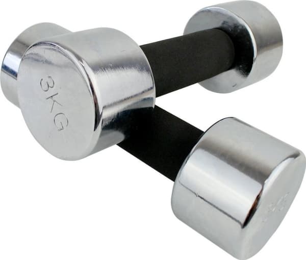 Master Dumbbell Forkrommet MASTER 3kg x2