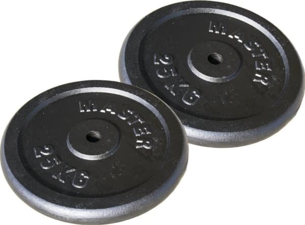 MASTER valurautapainot 2.5kg x2