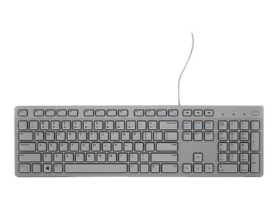 Dell KB216 - Tangentbord - USB - QWERTY - USA, internationellt - grå Grå