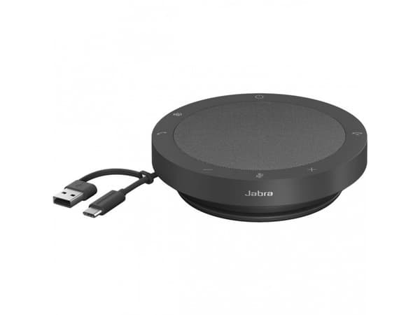 Jabra Speak2 40 MS - Høyttalende håndfri telefon - kablet - USB-A, USB-C - mørk grå - Certified for Microsoft Teams