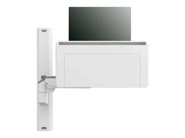 Ergotron CareFit Combo System with Worksurface - Monteringssats (vridbar arm, utdragbart tangentbordsfack med inbyggd arbetsyta, fästbas för vägg, ad