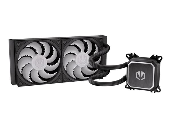 Endorfy Navis F240 ARGB - Væskekjølesystem for prosessor - Radiatorstørrelse: 240 mm - (for: LGA2011-3, LGA2011 (Square ILM), AM4, LGA2066, LGA1200, Sort