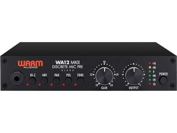 Warm Audio WA12 MKII Black - mikrofonin esivahvistin