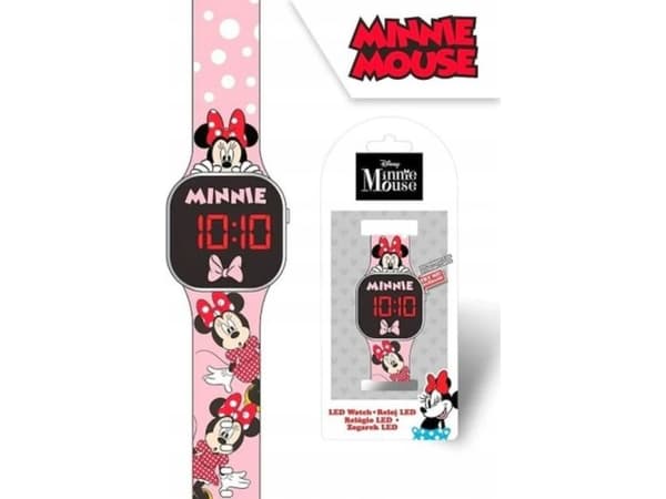Kids Euroswan Digital LED-klokke Minnie Mouse MN4369 Kids Euroswan