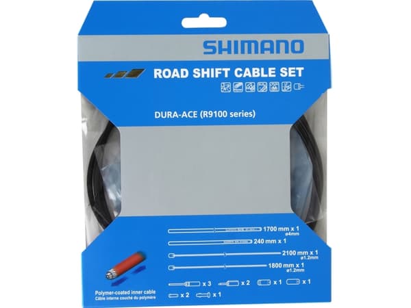 Shimano RS900 girkabelsett, sort