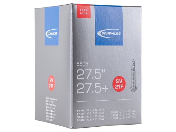 Schwalbe 10400073, Presta ventil, 27,5", 53 - 76,2 mm, 4 cm, sort, CE
