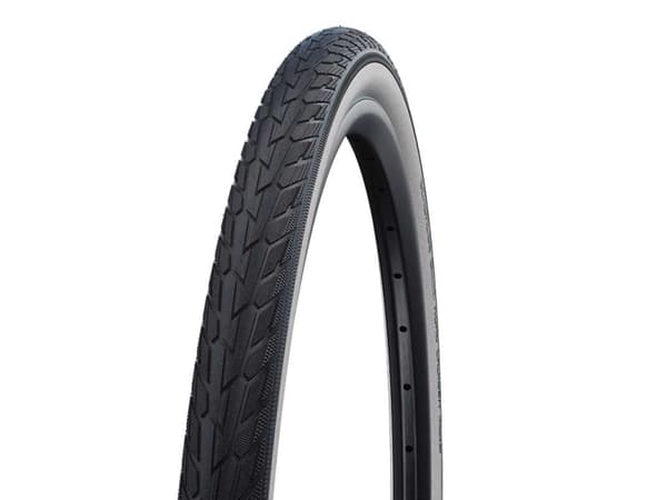 Schwalbe Road Cruiser dekk, svart/hvitt, 20 x 1,75"