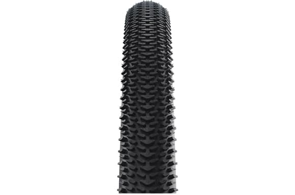 Schwalbe Pneu G-One R, 28", Slangeløst, Folding bead, Sort, 65 psi, 70 kg