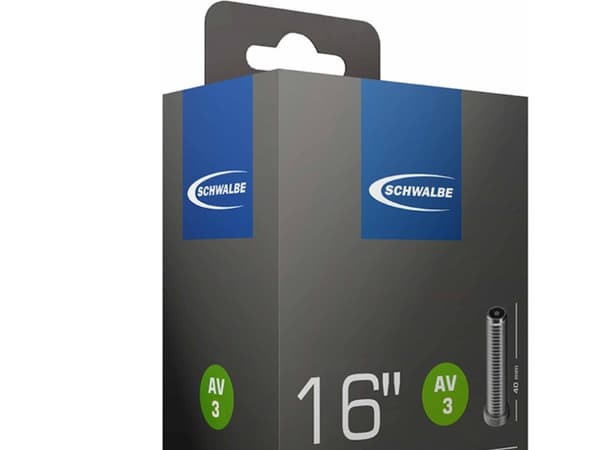 Schwalbe AV3, Schrader ventil, 16", 47 - 62 mm, 4 cm, sortert, 115 g