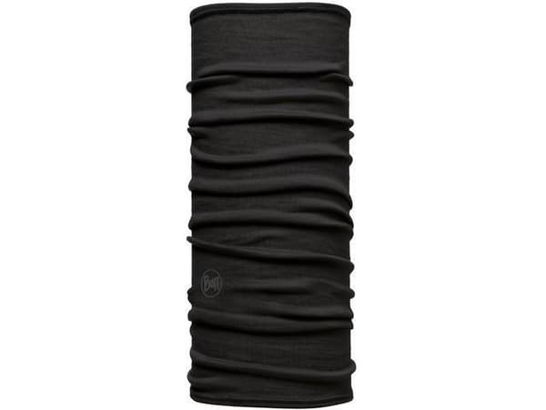 BUFF Lightweight Merino Junior tube scarf, black