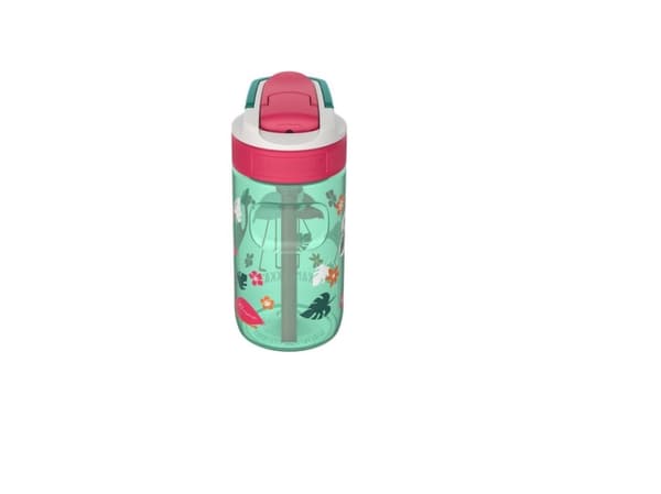 Kambukka Lagoon vattenflaska för barn 400ml Rosa Flamingo