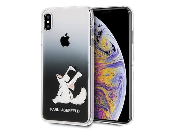 Karl Lagerfeld KLHCI65CFNRCBK iPhone XsMax hardcase black Choupette Fun