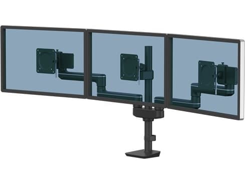 Fellowes Tallo 8615701, Clamp/Grommet, 9 kg, 81,3 cm (32"), 100 x 100 mm, Korkeudensäätö, Musta