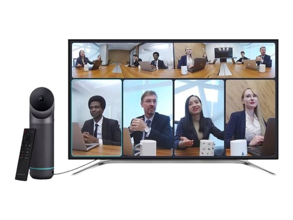 Kandao Meeting Pro - Panoramisk konferansekamera - farge - 1920 x 1080 - 720p, 1080p - lyd - HDMI - Wi-Fi - LAN 10/100, Bluetooth 4.1 - USB 2.0 - MJP
