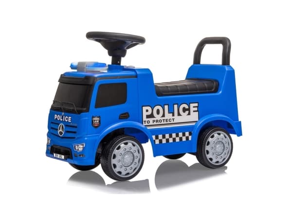 Jamara Mercedes-Benz Antos Police, 1 vuosi/vuosia, 4 renkaita, Sininen, Tarvitsee patterit
