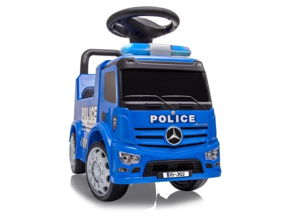 Jamara Mercedes-Benz Antos Police, 1 vuosi/vuosia, 4 renkaita, Sininen, Tarvitsee patterit